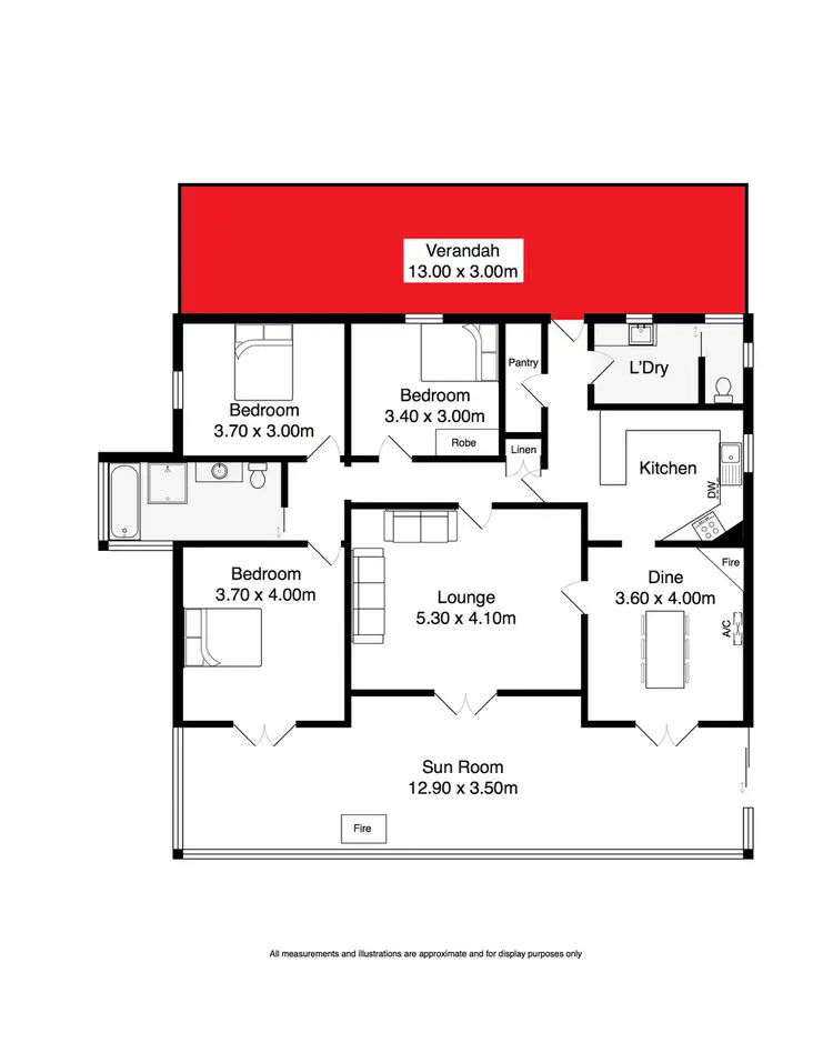 Floorplan of Homely rural property listing, 125 Liebelt Road, Echunga SA 5153