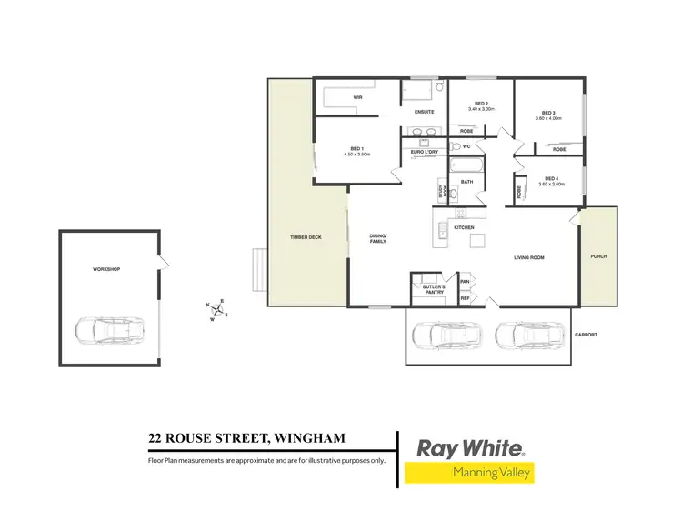 Floorplan of Homely house listing, 22 Rouse Street, Wingham NSW 2429