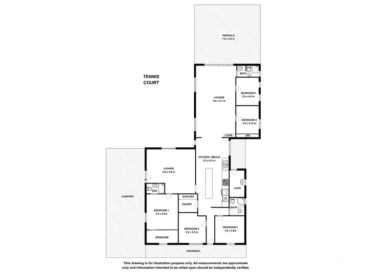 Floorplan of Homely house listing, 1 Newton Road, Naracoorte SA 5271