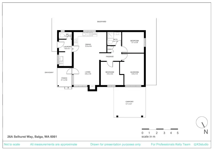 Floorplan of Homely house listing, 26A Selhurst Way, Balga WA 6061