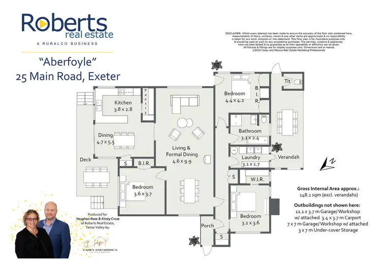 Floorplan of Homely house listing, 25 Main Road, Exeter TAS 7275