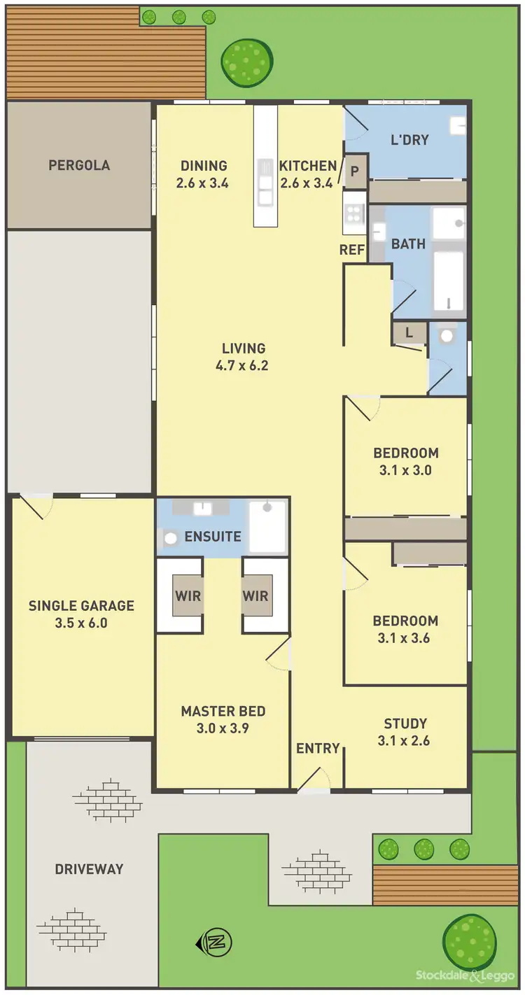 Floorplan of Homely house listing, 21 Hedges Street, Craigieburn VIC 3064