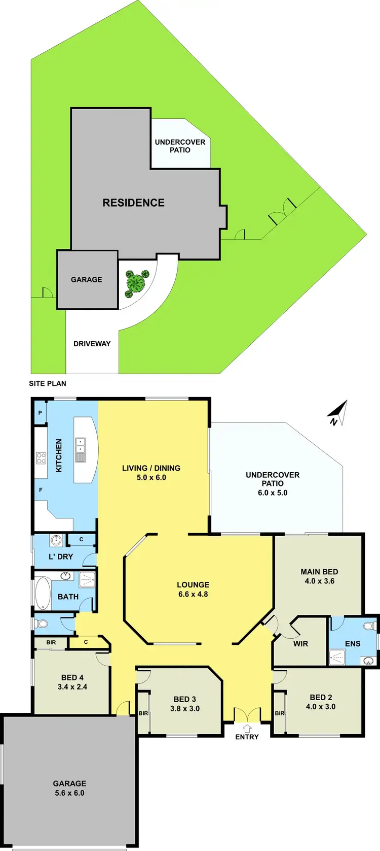 Floorplan of Homely house listing, 64 James Josey Avenue, Springfield Lakes QLD 4300
