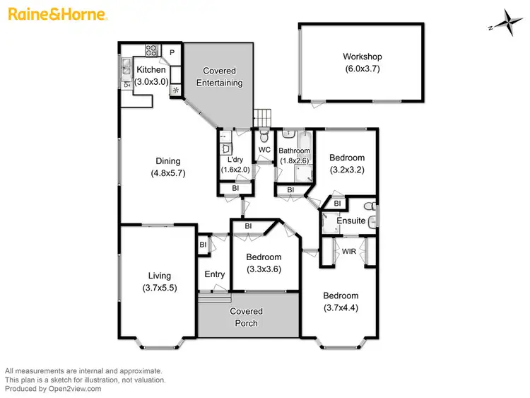 Floorplan of Homely house listing, 1 Buckingham Drive, Howrah TAS 7018