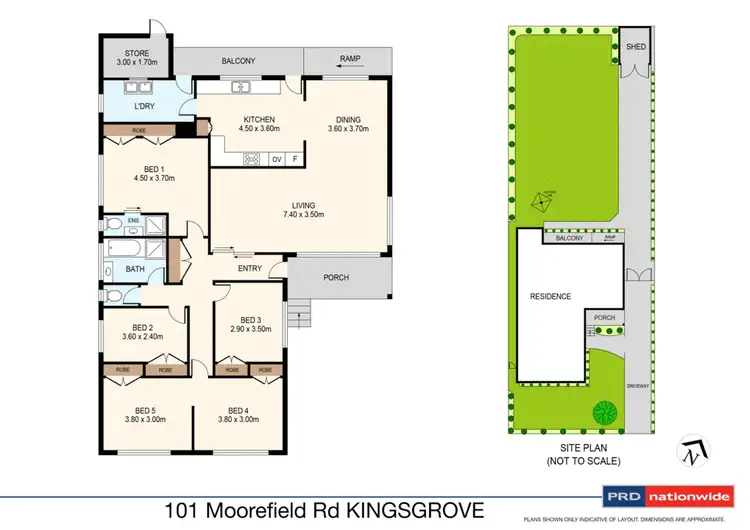 Floorplan of Homely house listing, 101 Moorefields Road, Kingsgrove NSW 2208