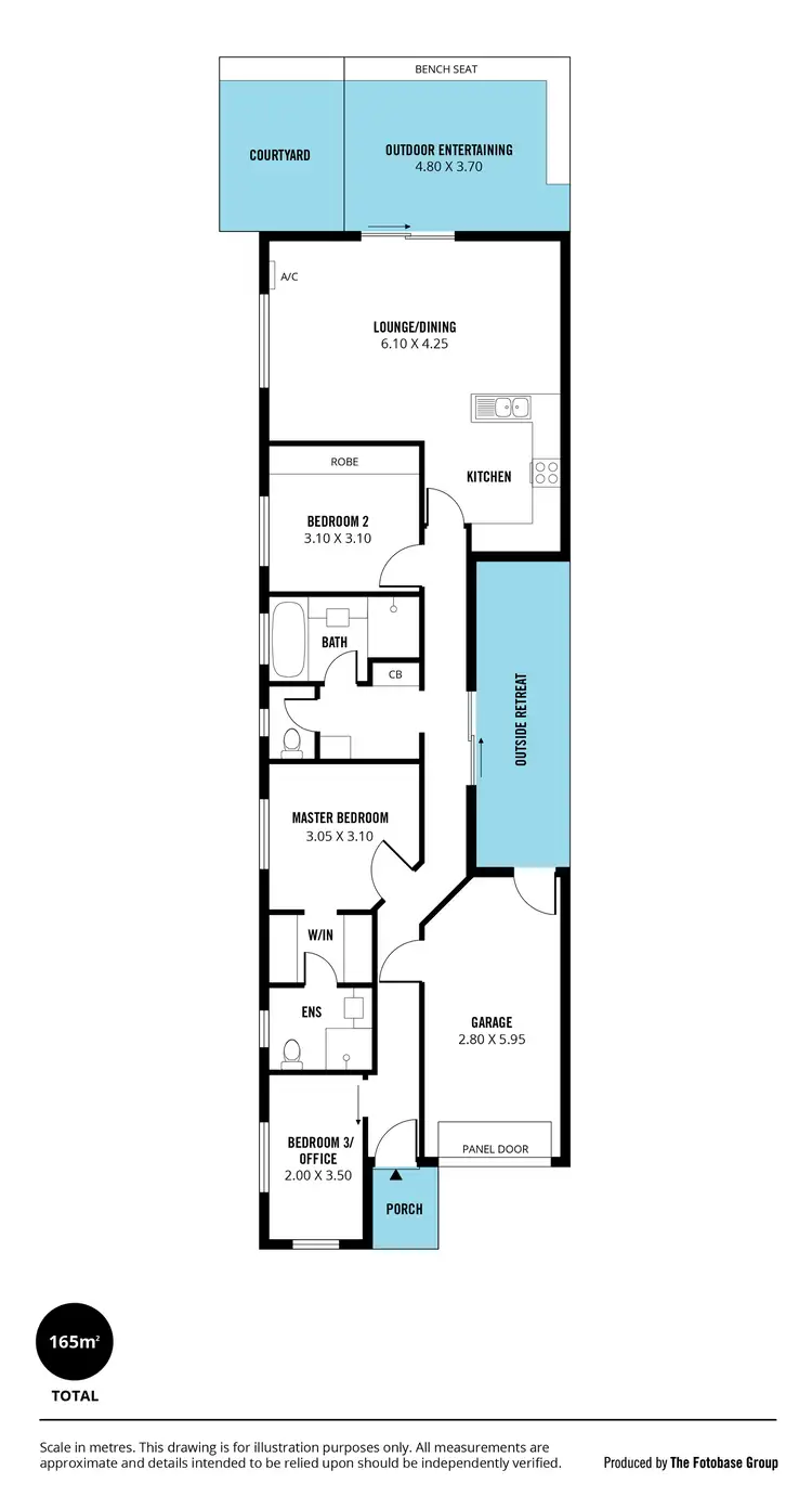 Floorplan of Homely house listing, 45 The Glenn, Morphett Vale SA 5162