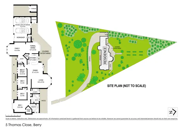 Floorplan of Homely house listing, 5 Thomas Close, Berry NSW 2535