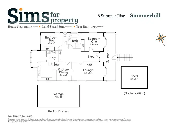 Floorplan of Homely house listing, 8 Summer Rise, Summerhill TAS 7250