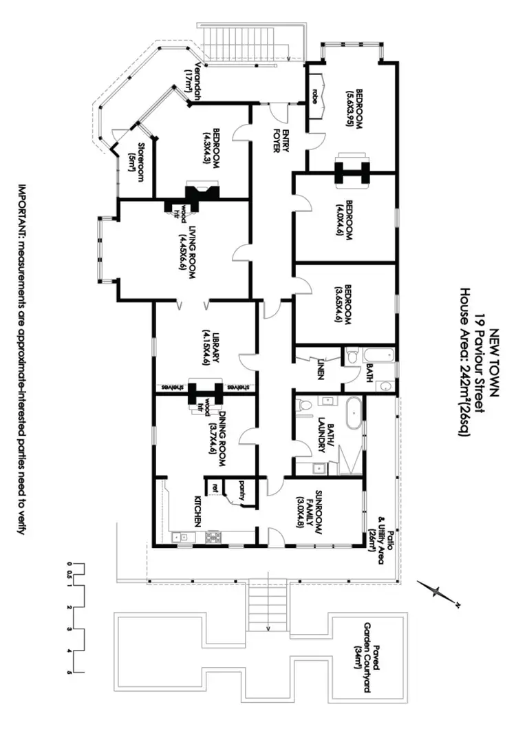 Floorplan of Homely house listing, 19 Paviour Street, New Town TAS 7008