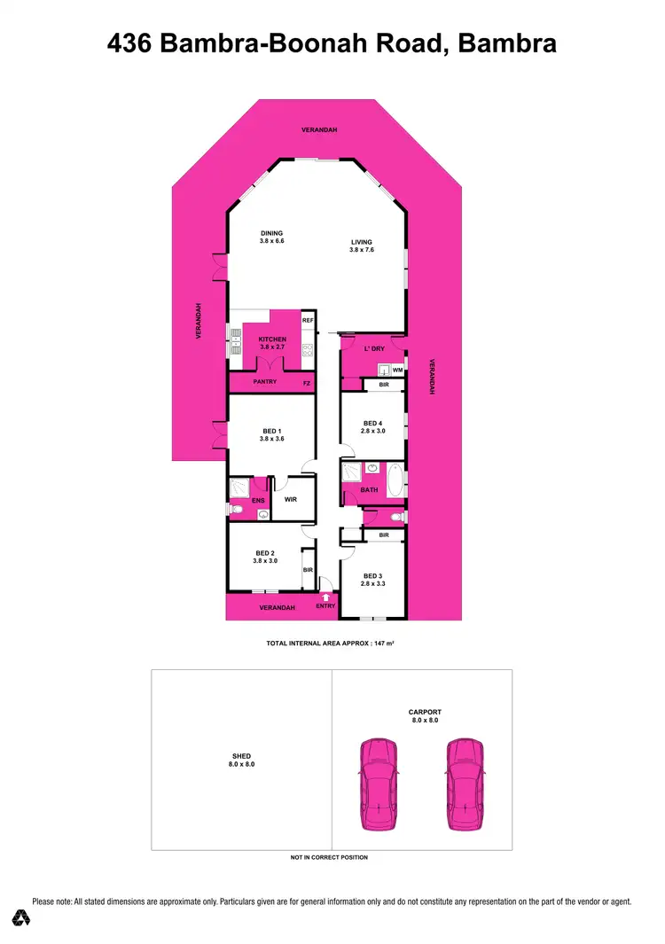 Floorplan of Homely house listing, 436 Bambra-Boonah Road, Bambra VIC 3241