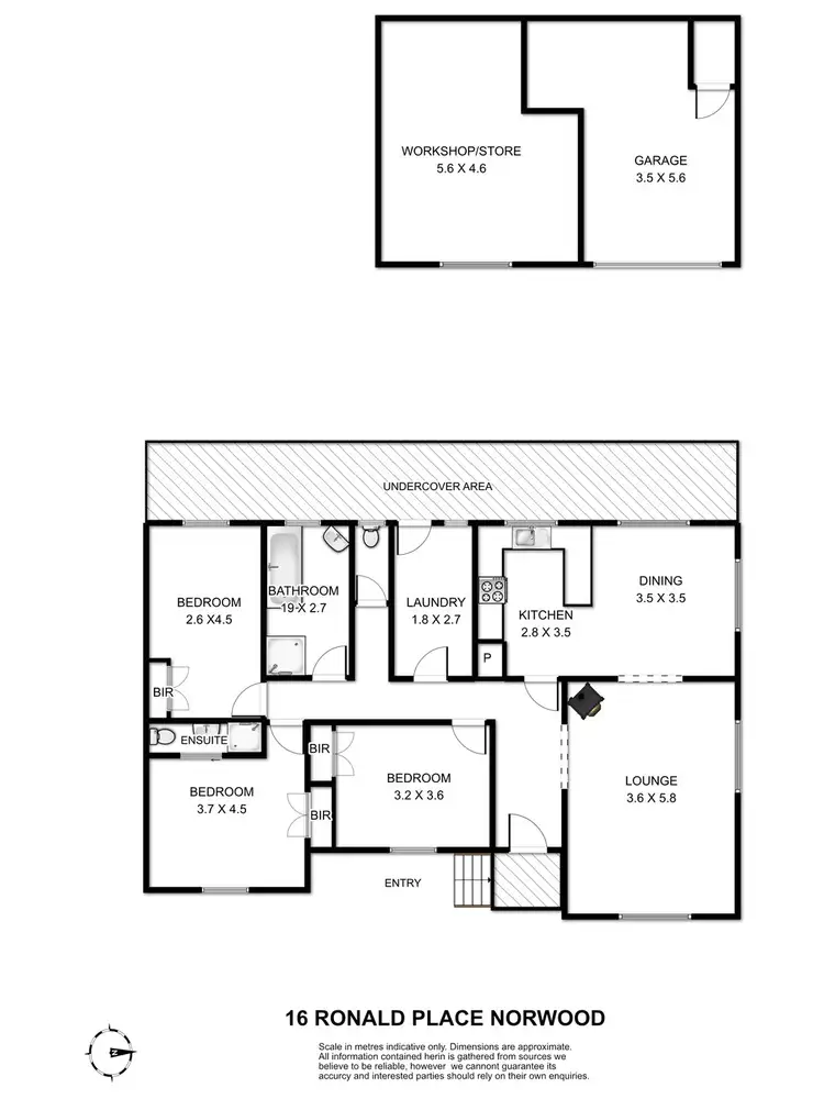 Floorplan of Homely house listing, 16 Ronald Place, Norwood TAS 7250