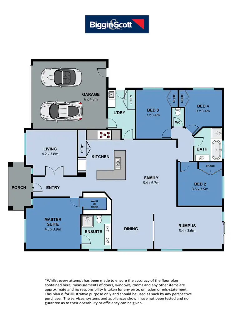 Floorplan of Homely house listing, 46 Clarafield Crescent, Tarneit VIC 3029