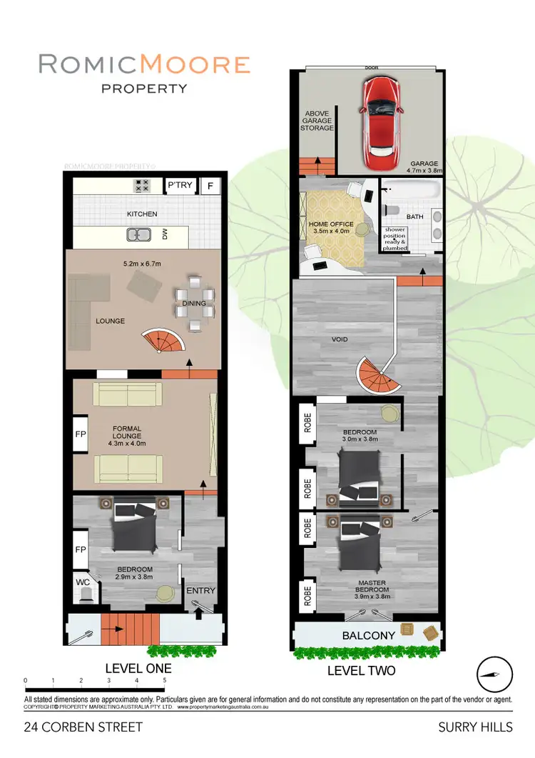Floorplan of Homely terrace listing, 24 Corben Street, Surry Hills NSW 2010