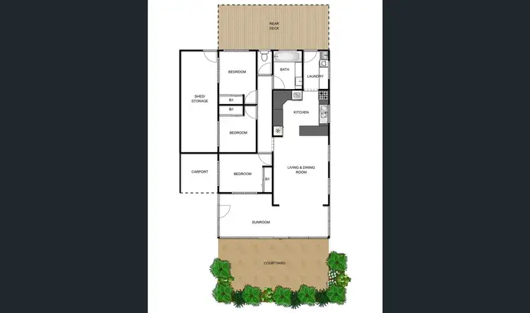 Floorplan of Homely house listing, 126 Marsden Road, Kallangur QLD 4503