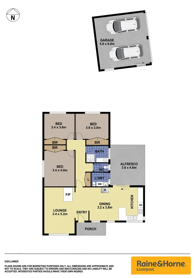 Floorplan of Homely house listing, 21 Magree Crescent, Chipping Norton NSW 2170
