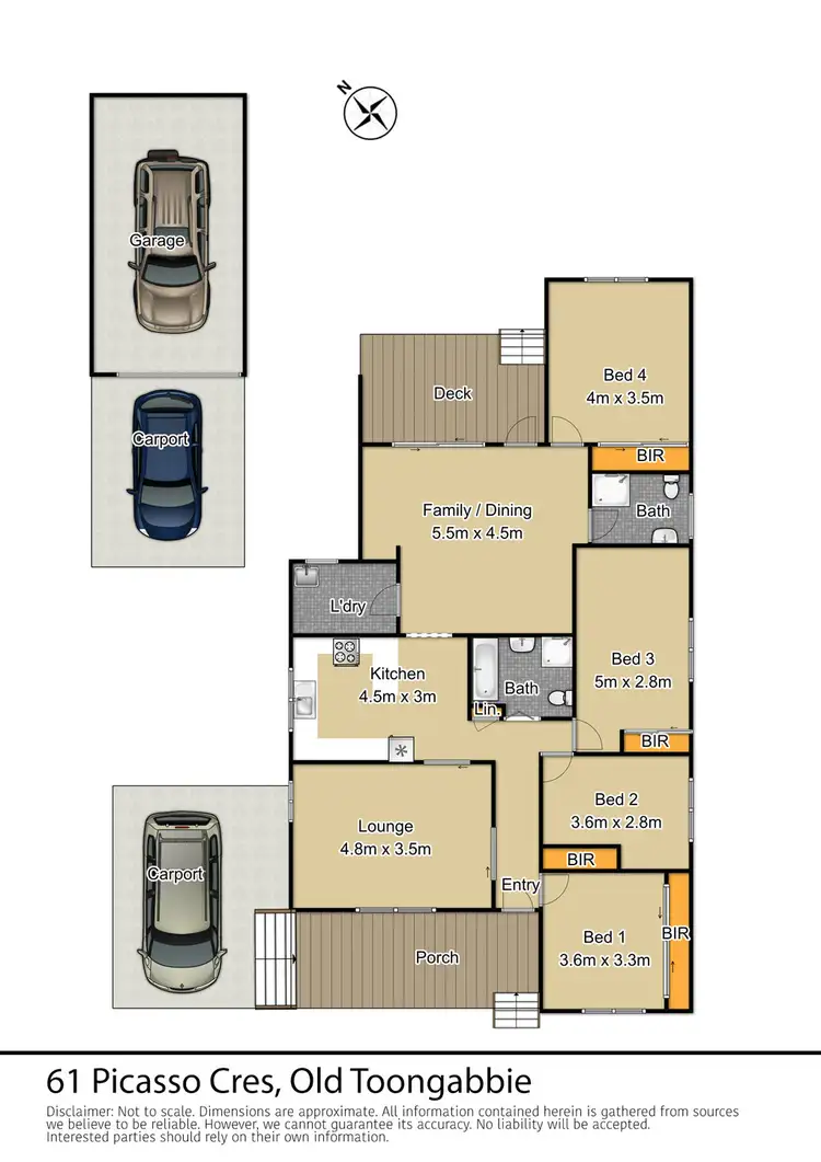 Floorplan of Homely house listing, 61 Picasso Crescent, Old Toongabbie NSW 2146