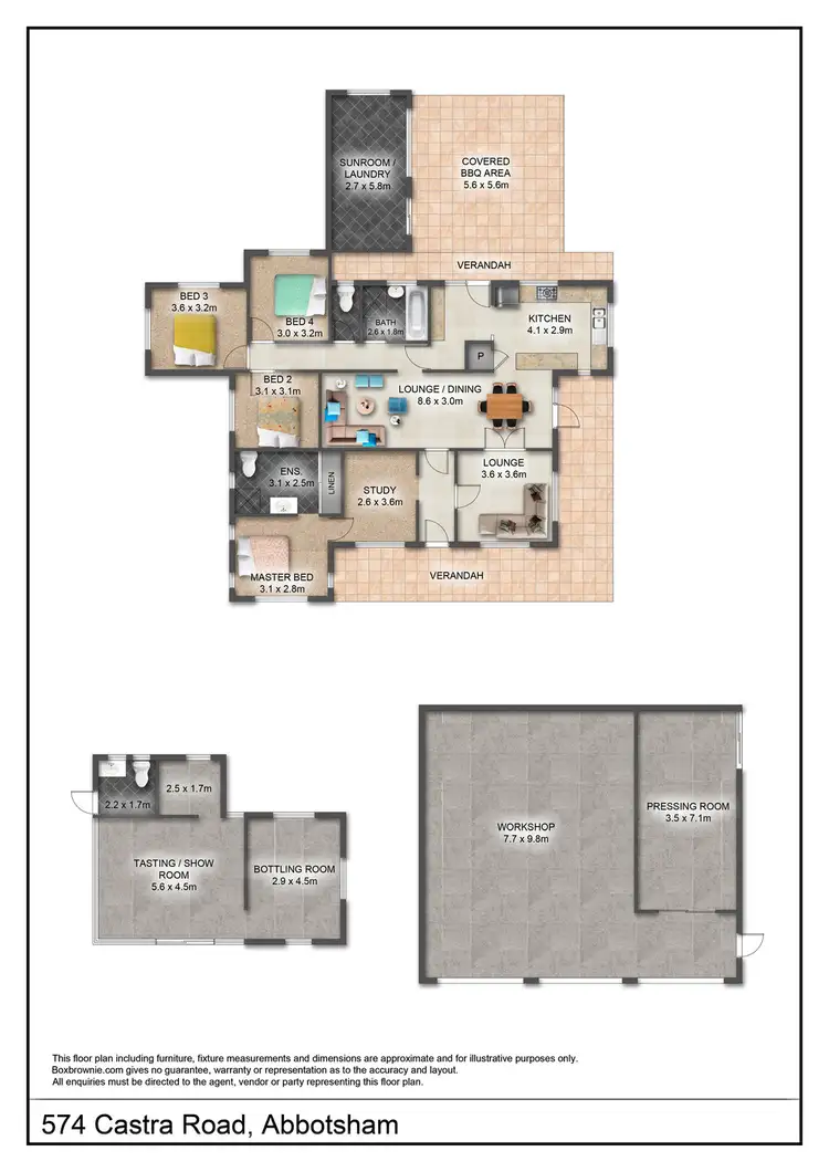 Floorplan of Homely rural property listing, 574 Castra Road, Abbotsham TAS 7315