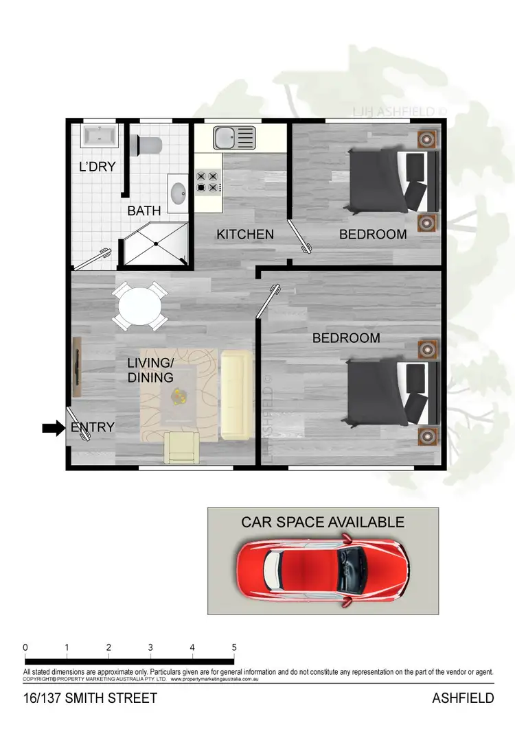 Floorplan of Homely apartment listing, 16/137 Smith Street, Summer Hill NSW 2130