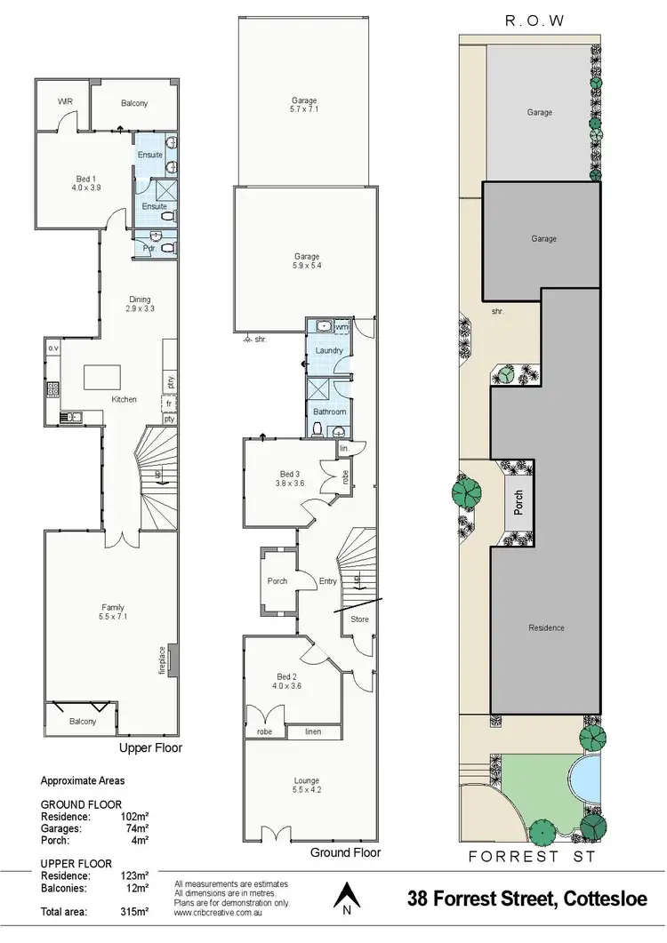 Floorplan of Homely house listing, 38 Forrest Street, Cottesloe WA 6011