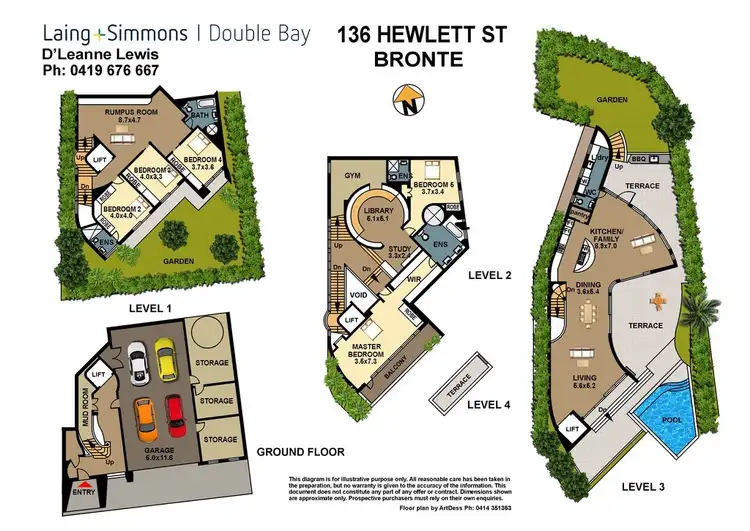 Floorplan of Homely house listing, 136 "The Shell House" Hewlett Street, Bronte NSW 2024