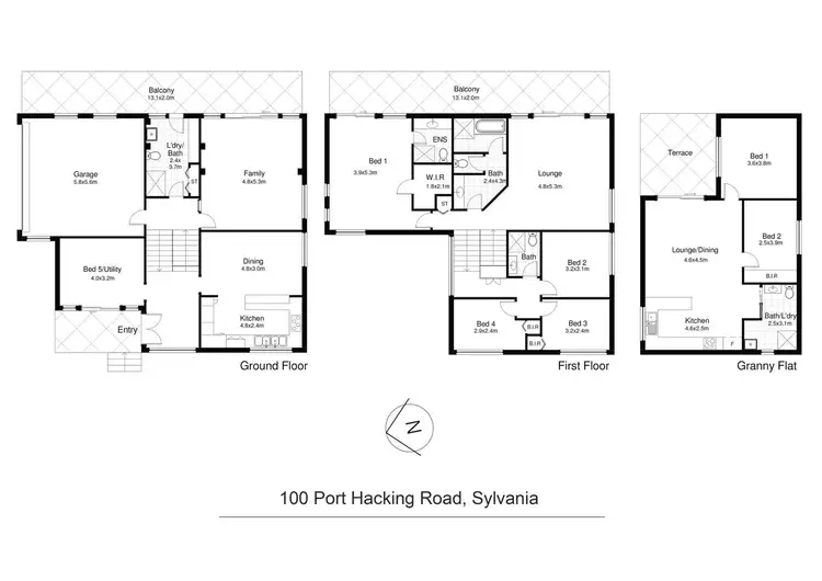 Floorplan of Homely house listing, 100 Port Hacking Road, Sylvania NSW 2224