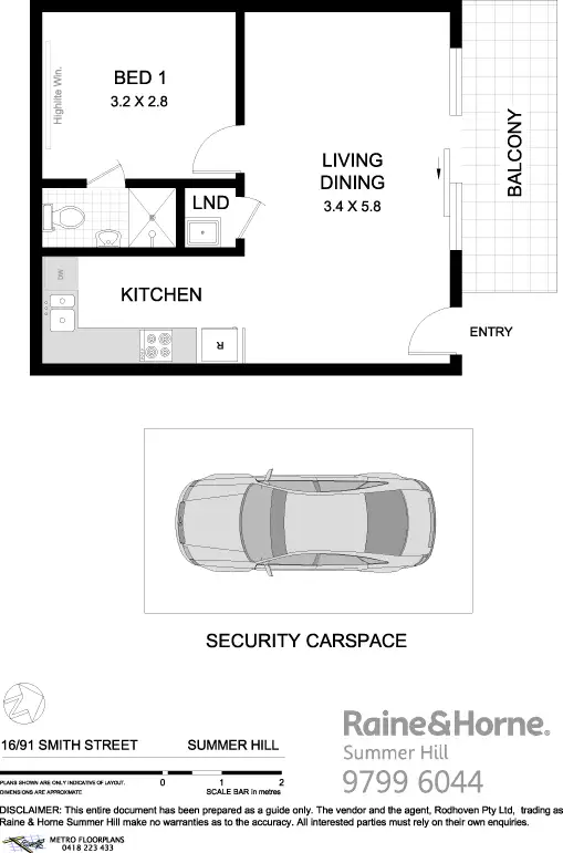 Floorplan of Homely apartment listing, 16/91 Smith Street, Summer Hill NSW 2130