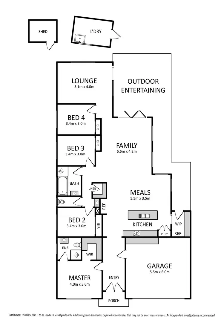 Floorplan of Homely house listing, 80 Westminster Parkway, Derrimut VIC 3026