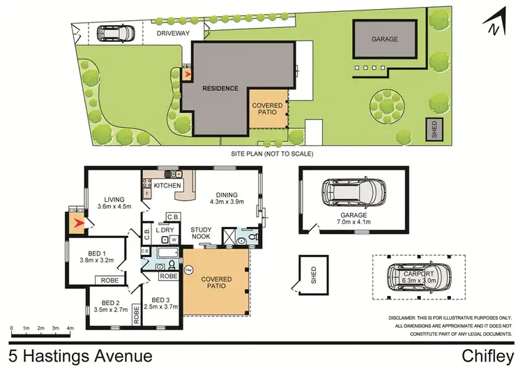 Floorplan of Homely house listing, 5 Hastings Avenue, Chifley NSW 2036