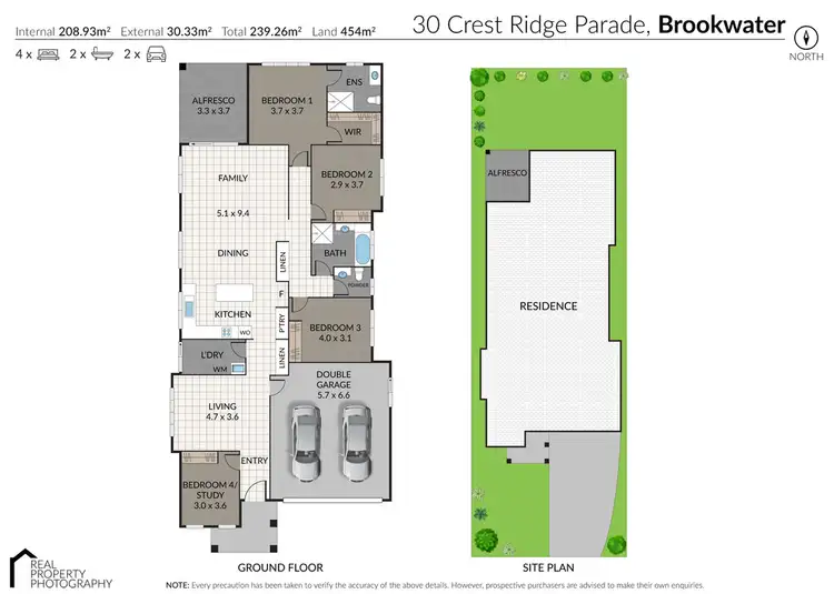 Floorplan of Homely house listing, 30 Crest Ridge Parade, Brookwater QLD 4300