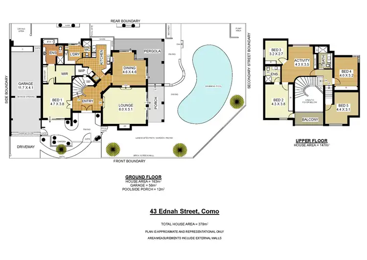 Floorplan of Homely house listing, 43 Ednah St, Como WA 6152