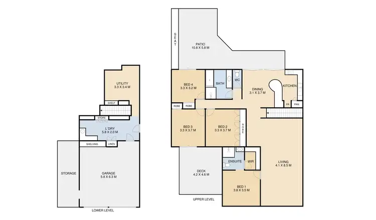 Floorplan of Homely house listing, 3 Barrymount Crescent, Mount Lofty QLD 4350