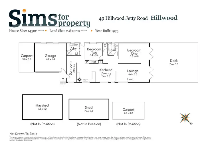 Floorplan of Homely house listing, 49 Hillwood Jetty Road, Hillwood TAS 7252