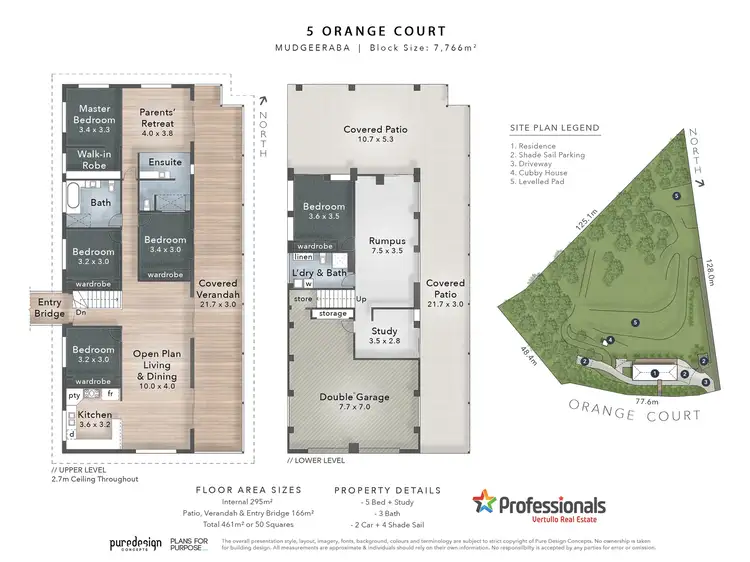 Floorplan of Homely house listing, 5 Orange Court, Mudgeeraba QLD 4213