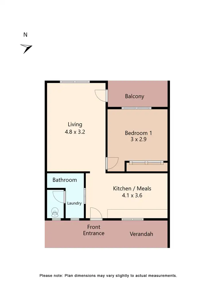 Floorplan of Homely unit listing, 5/318 Lyons Street South, Ballarat Central VIC 3350