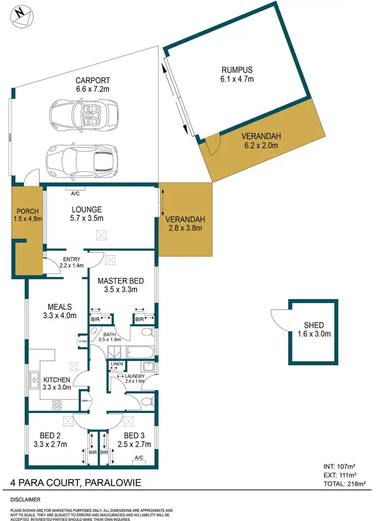 Floorplan of Homely house listing, 4 Para Court, Paralowie SA 5108