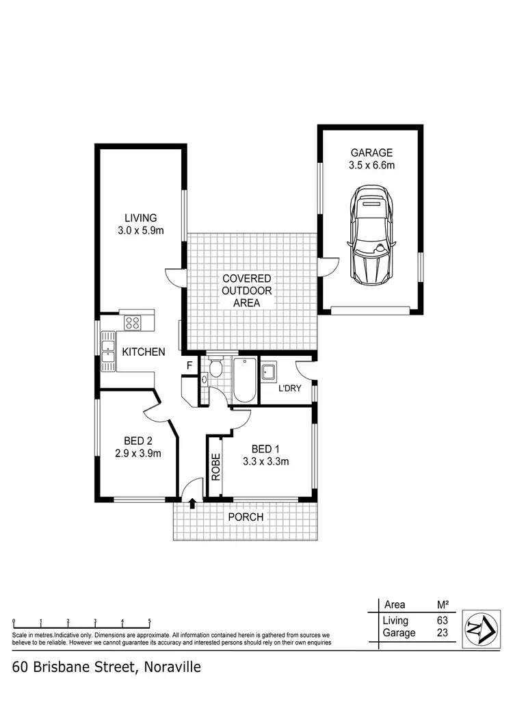 Floorplan of Homely house listing, 60 Brisbane Street, Noraville NSW 2263