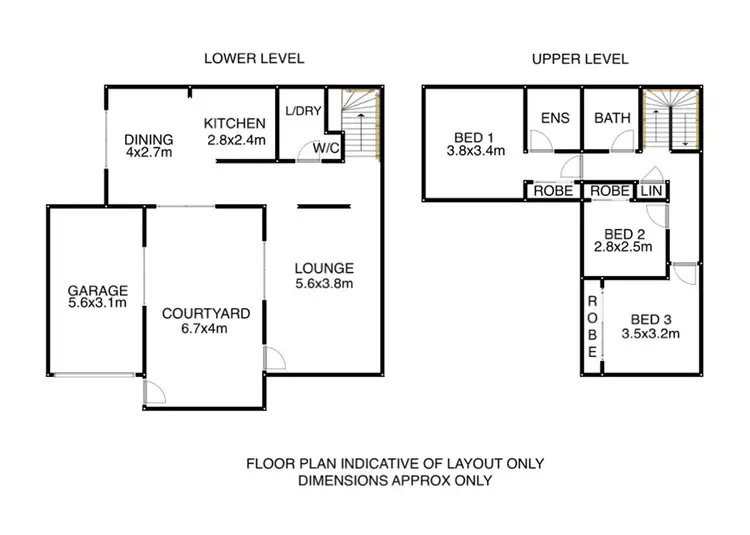 Floorplan of Homely townhouse listing, 26/61 HARBURG DRIVE, Beenleigh QLD 4207