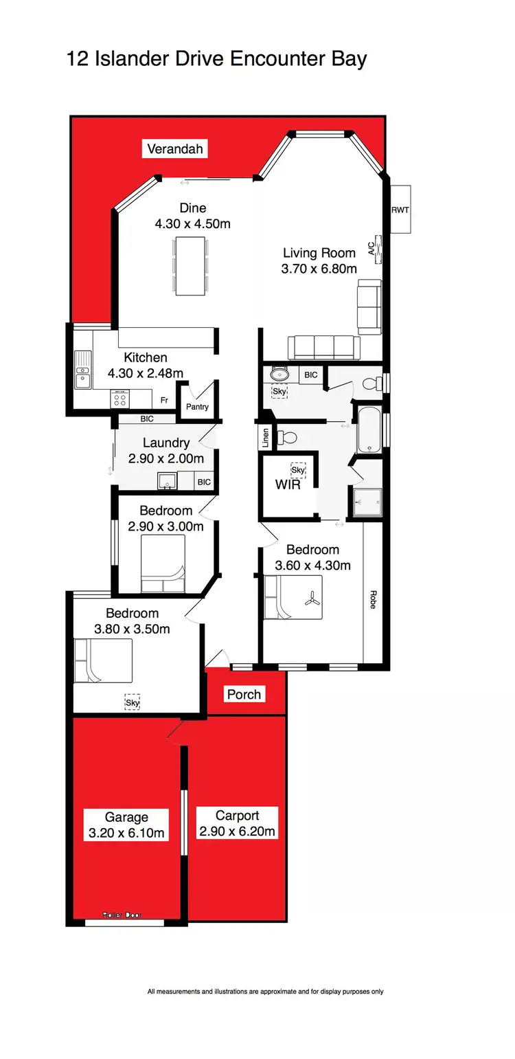 Floorplan of Homely house listing, 12 Islander Drive, Encounter Bay SA 5211