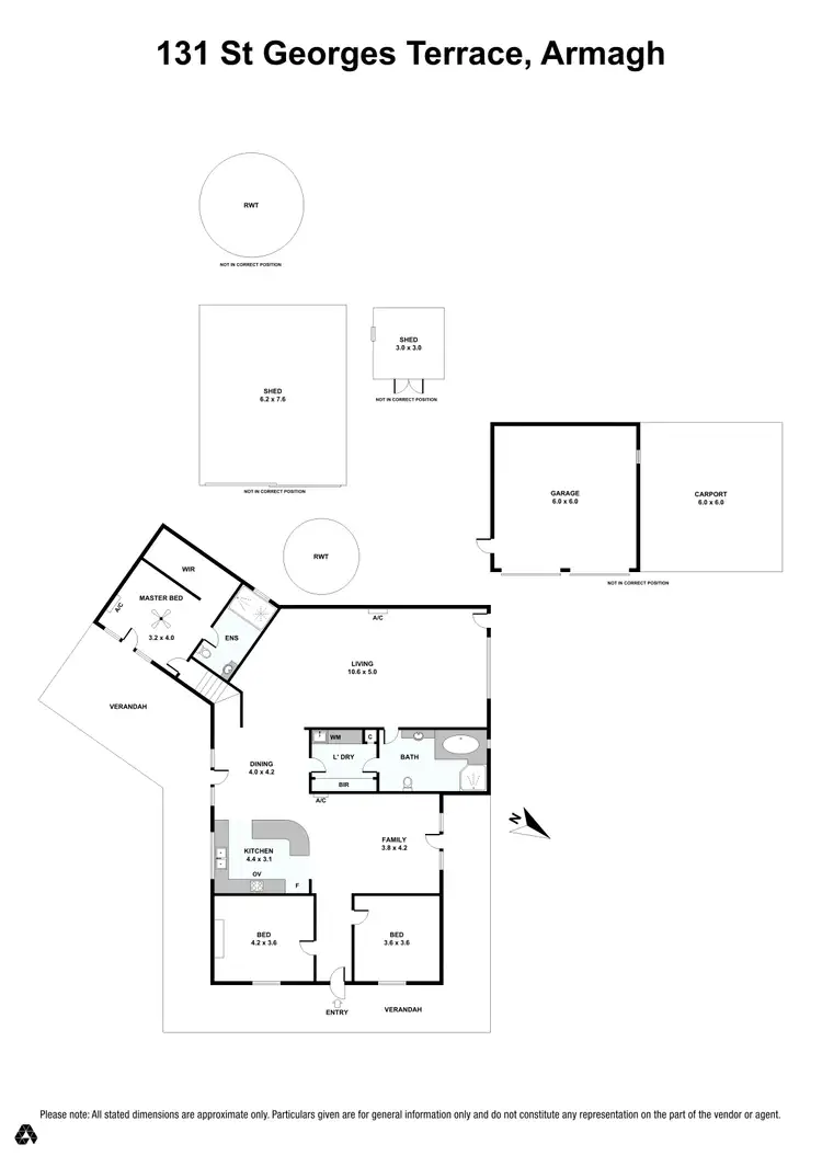 Floorplan of Homely house listing, 131 St Georges Tce, Armagh SA 5453