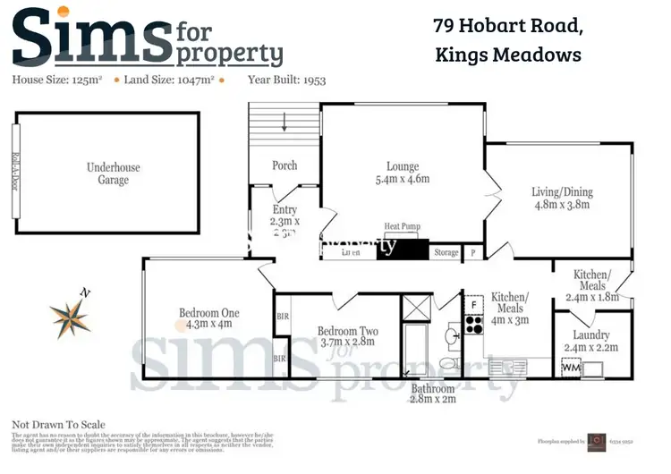 Floorplan of Homely house listing, 79 Hobart Road, Kings Meadows TAS 7249
