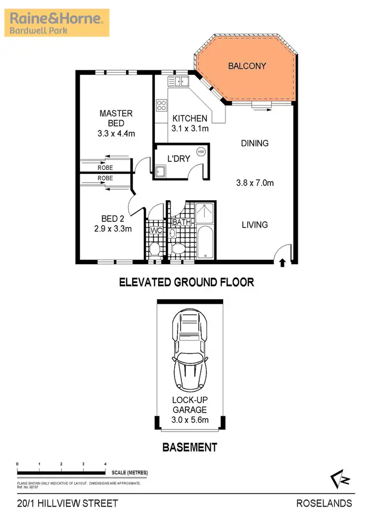 Floorplan of Homely unit listing, 20/1 Hillview Street, Roselands NSW 2196