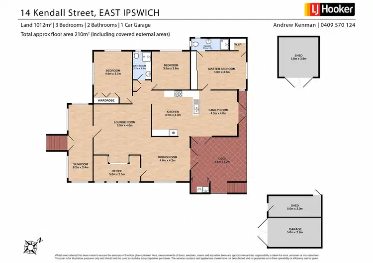 Floorplan of Homely house listing, 14 Kendall, East Ipswich QLD 4305