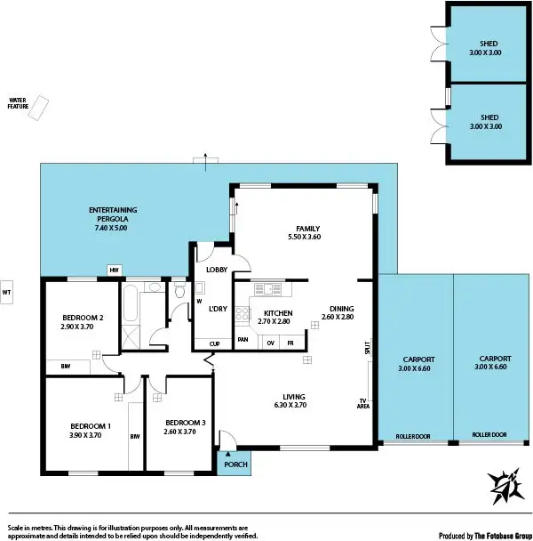 Floorplan of Homely house listing, 3 Aralia Court, Reynella SA 5161
