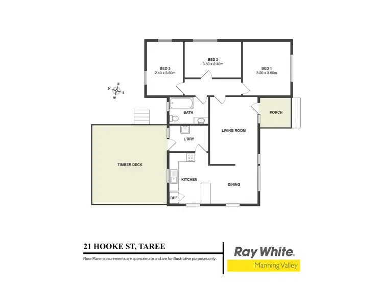 Floorplan of Homely house listing, 21 Hooke Street, Taree NSW 2430