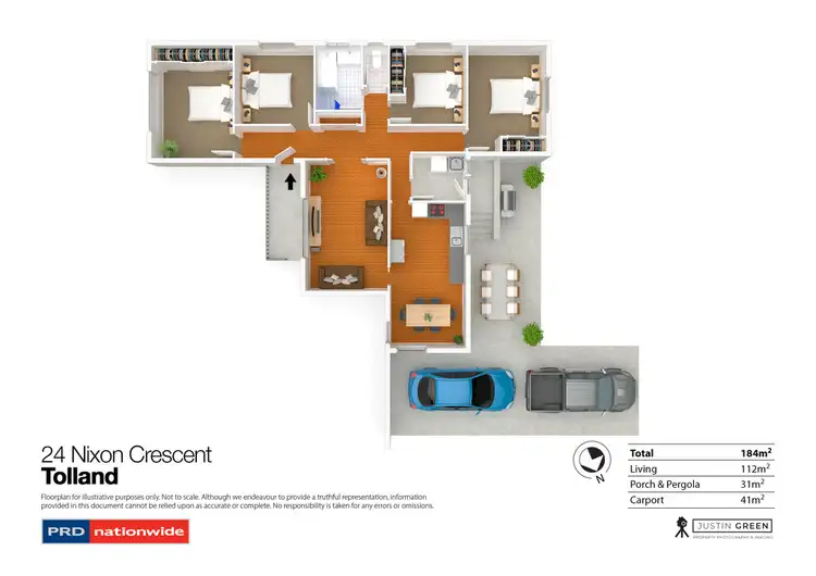 Floorplan of Homely house listing, 24 Nixon Crescent, Tolland NSW 2650