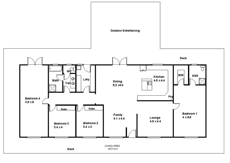 Floorplan of Homely house listing, 39 Cucumunga Street, Renmark SA 5341