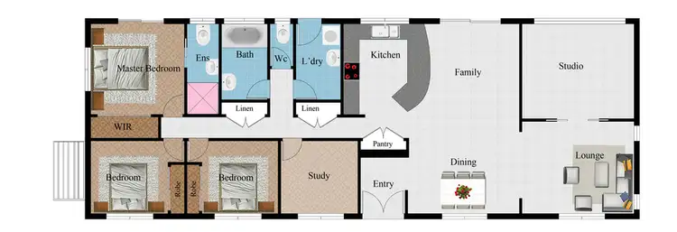 Floorplan of Homely house listing, 8 Stenhouse Court, Mount Low QLD 4818