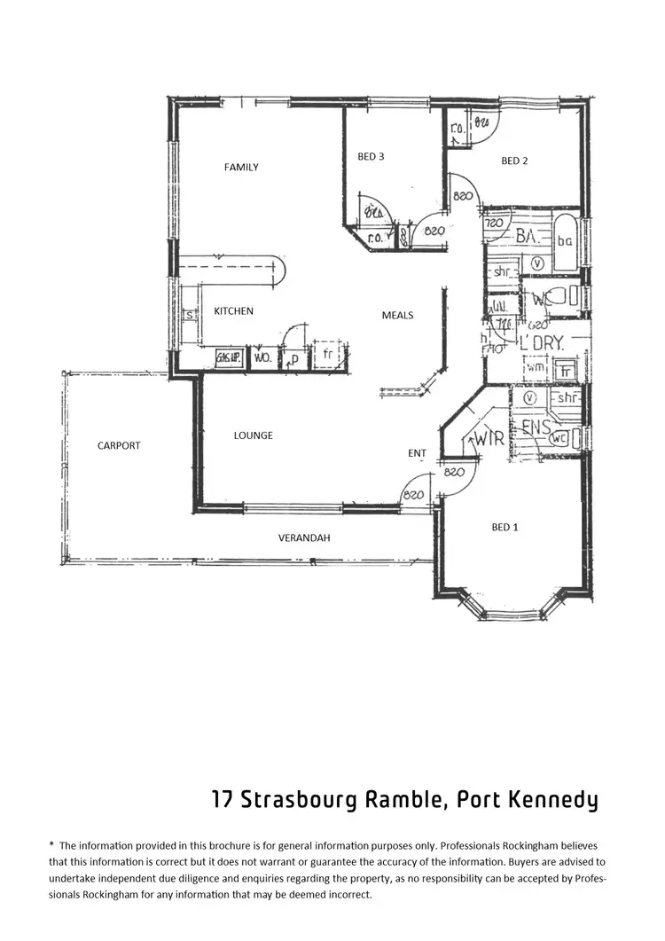 Floorplan of Homely house listing, 17 Strasbourg Ramble, Port Kennedy WA 6172