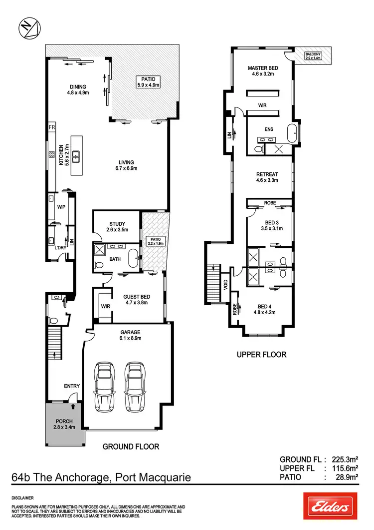 Floorplan of Homely house listing, 64B The Anchorage, Port Macquarie NSW 2444