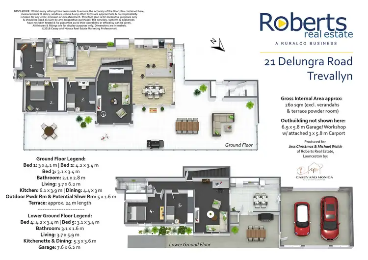 Floorplan of Homely house listing, 21 Delungra Rd, Trevallyn TAS 7250